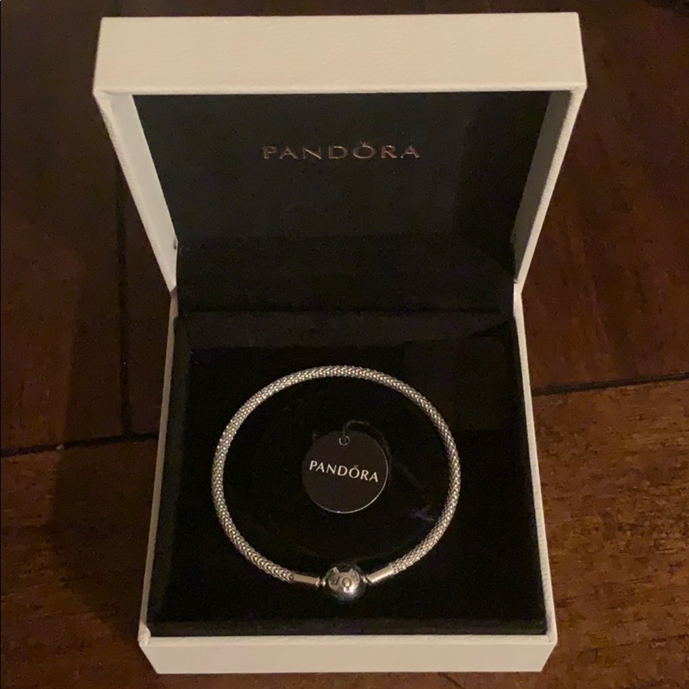 Authentic Pandora Sterling Silver Mesh Bracelet